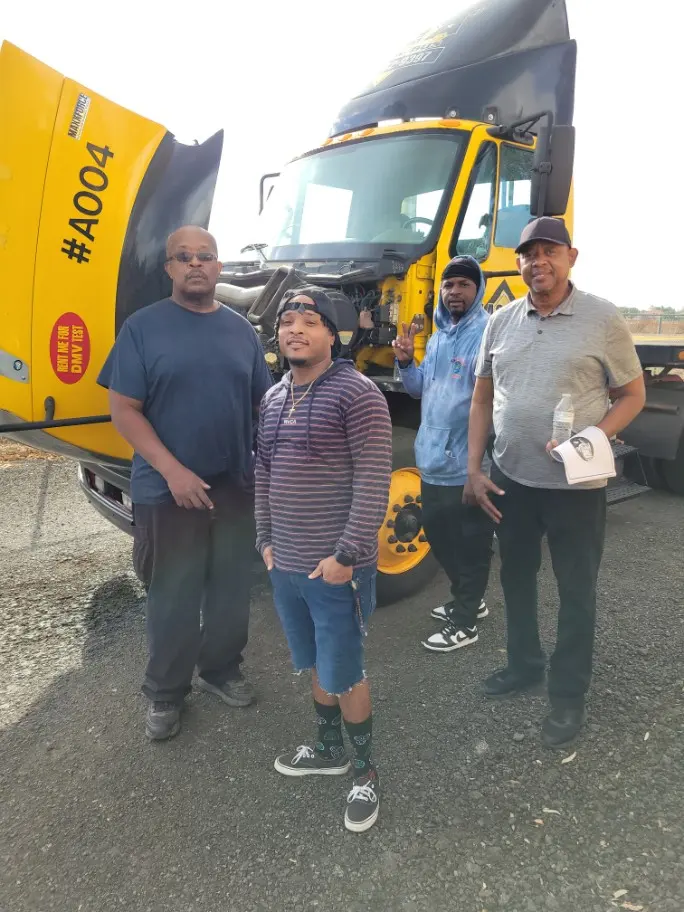 Right Lane student after passing the CDL exam